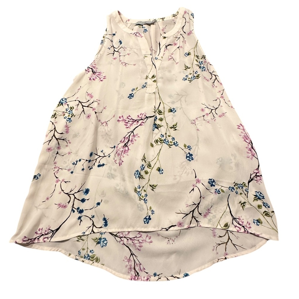 Floral Sleeveless Blouse